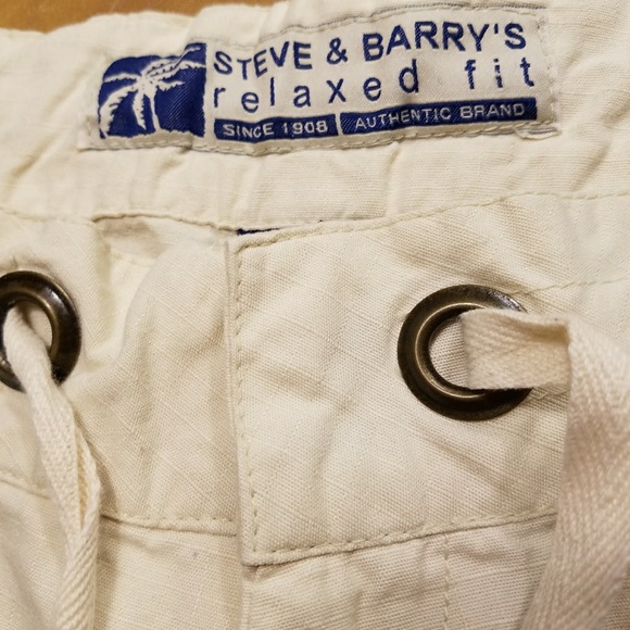 Linen Drawstring Shorts - Picture 3 of 4